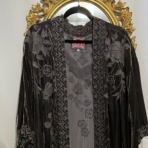 Johnny Was Velvet Kimono